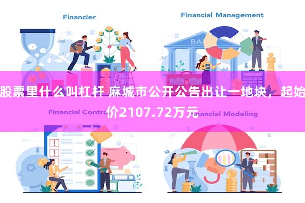 股票里什么叫杠杆 麻城市公开公告出让一地块，起始价2107.72万元